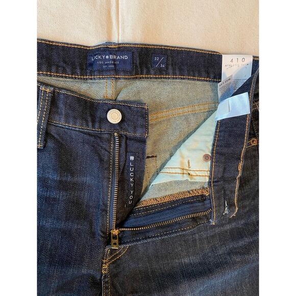 LUCKY BRAND JEANS 410 Athletic Fit 32x34 NEW WITH TAGS - Picture 9 of 15